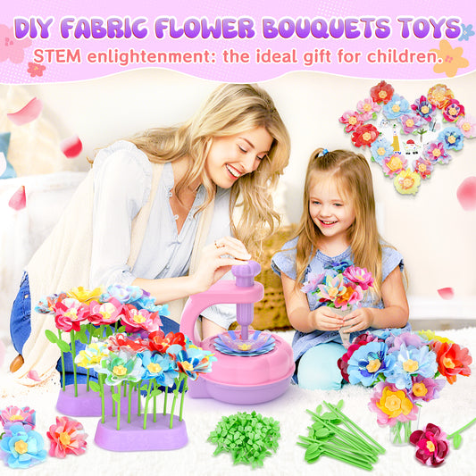 DIY flower press toy for kids, wooden craft kit for pressing dried flowers