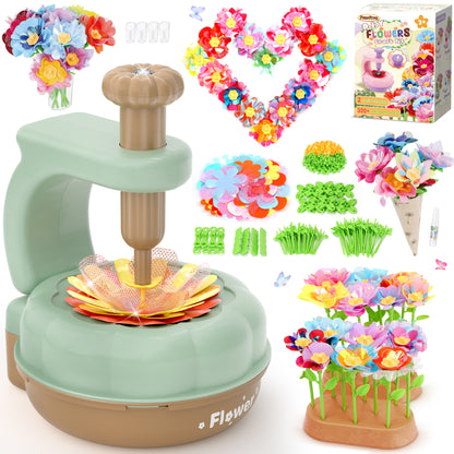 DIY flower press toy for kids, wooden craft kit for pressing dried flowers