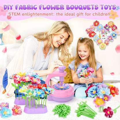 DIY flower press toy for kids, wooden craft kit for pressing dried flowers
